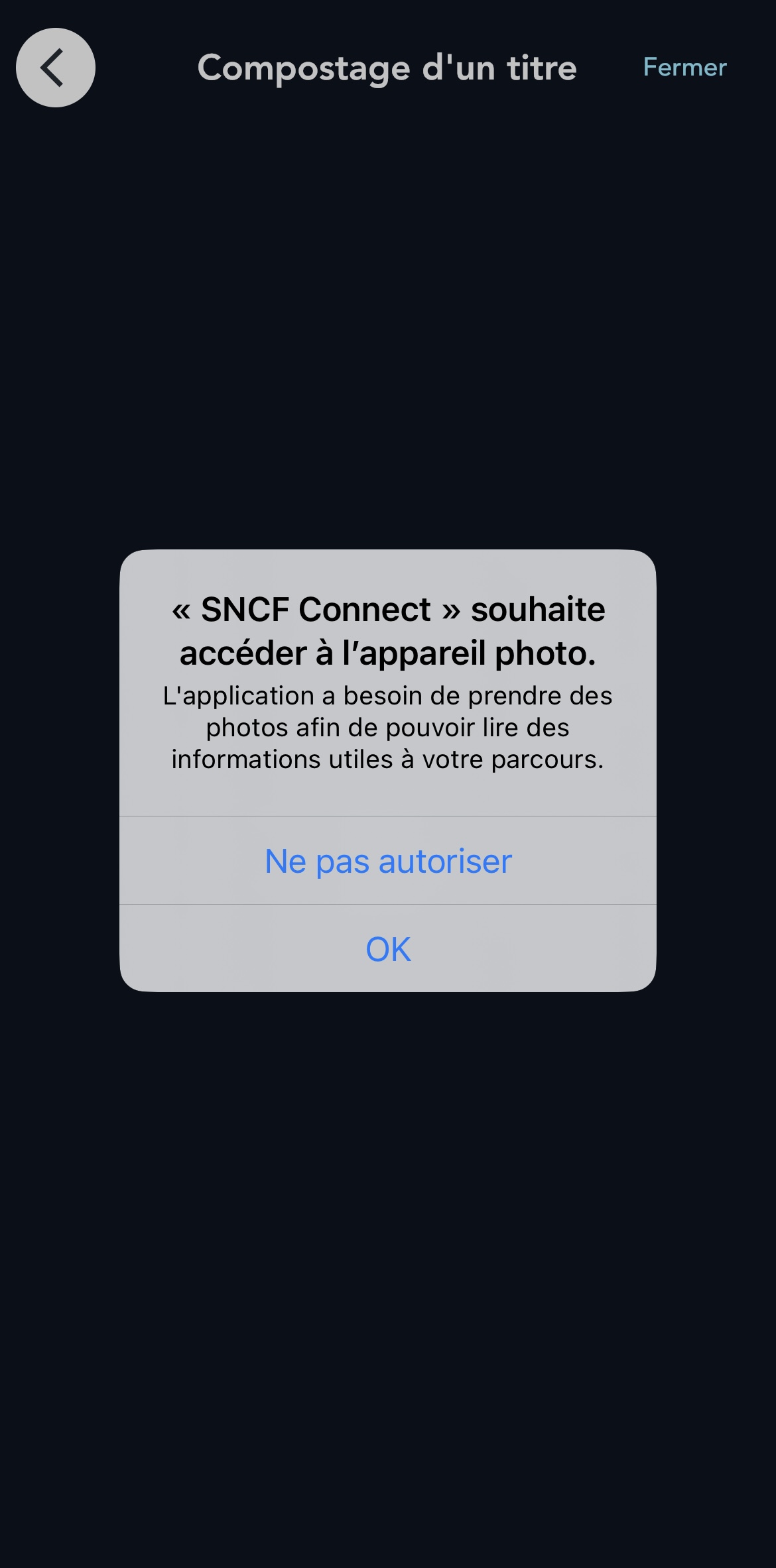 image autorisation accès app hoto